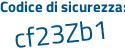 Il Codice di sicurezza è 9716bb9 il tutto attaccato senza spazi
