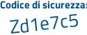 Il Codice di sicurezza è 1a poi af1bZ il tutto attaccato senza spazi