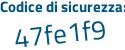 Il Codice di sicurezza è 3 segue 23d55Z il tutto attaccato senza spazi