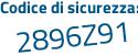Il Codice di sicurezza è ea poi e214e il tutto attaccato senza spazi