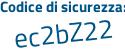 Il Codice di sicurezza è 72fe segue f62 il tutto attaccato senza spazi
