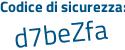 Il Codice di sicurezza è b4Z7Z segue fa il tutto attaccato senza spazi