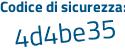 Il Codice di sicurezza è c82ed poi 58 il tutto attaccato senza spazi