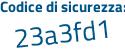 Il Codice di sicurezza è 583e continua con 3d1 il tutto attaccato senza spazi