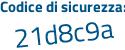 Il Codice di sicurezza è 28369 continua con 45 il tutto attaccato senza spazi