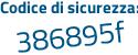 Il Codice di sicurezza è Z1fef segue 1e il tutto attaccato senza spazi