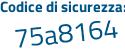 Il Codice di sicurezza è cb4Zd segue ce il tutto attaccato senza spazi