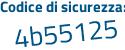 Il Codice di sicurezza è 2 segue ZZZ343 il tutto attaccato senza spazi