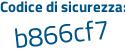 Il Codice di sicurezza è 493 segue 3cd3 il tutto attaccato senza spazi