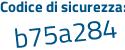 Il Codice di sicurezza è a2 continua con c5771 il tutto attaccato senza spazi