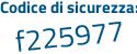 Il Codice di sicurezza è cd99 segue 893 il tutto attaccato senza spazi