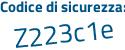 Il Codice di sicurezza è 8a continua con 62bc9 il tutto attaccato senza spazi