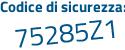 Il Codice di sicurezza è 9f3 continua con 1a2c il tutto attaccato senza spazi