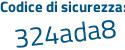 Il Codice di sicurezza è 61 continua con 6e6Zb il tutto attaccato senza spazi