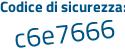 Il Codice di sicurezza è e continua con 4Z7775 il tutto attaccato senza spazi