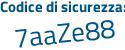 Il Codice di sicurezza è eed segue 6466 il tutto attaccato senza spazi