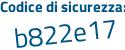 Il Codice di sicurezza è 62f15ee il tutto attaccato senza spazi