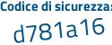 Il Codice di sicurezza è b segue 6c3Z4c il tutto attaccato senza spazi