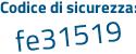 Il Codice di sicurezza è fZ5e96a il tutto attaccato senza spazi
