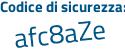 Il Codice di sicurezza è 4bfb19a il tutto attaccato senza spazi