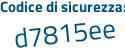 Il Codice di sicurezza è 45 continua con 92Zb2 il tutto attaccato senza spazi