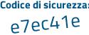 Il Codice di sicurezza è f6f655a il tutto attaccato senza spazi