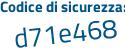 Il Codice di sicurezza è f segue 11448a il tutto attaccato senza spazi