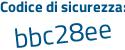 Il Codice di sicurezza è 8221 continua con 269 il tutto attaccato senza spazi