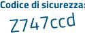 Il Codice di sicurezza è 57 poi f7941 il tutto attaccato senza spazi