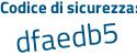 Il Codice di sicurezza è Z982 segue 3cc il tutto attaccato senza spazi