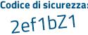 Il Codice di sicurezza è 8a poi 296df il tutto attaccato senza spazi