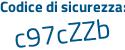 Il Codice di sicurezza è 66351 continua con ab il tutto attaccato senza spazi