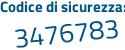 Il Codice di sicurezza è fZ3 segue 1a6c il tutto attaccato senza spazi
