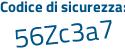 Il Codice di sicurezza è efdc455 il tutto attaccato senza spazi