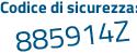 Il Codice di sicurezza è f43 segue 476f il tutto attaccato senza spazi