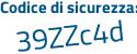 Il Codice di sicurezza è 25 continua con 5db33 il tutto attaccato senza spazi