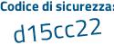 Il Codice di sicurezza è 34b poi 9fee il tutto attaccato senza spazi