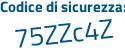 Il Codice di sicurezza è 6Z1 segue fa91 il tutto attaccato senza spazi