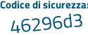 Il Codice di sicurezza è a poi 533ab3 il tutto attaccato senza spazi