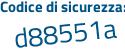 Il Codice di sicurezza è 1cfbb37 il tutto attaccato senza spazi