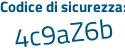 Il Codice di sicurezza è 565ba segue ac il tutto attaccato senza spazi
