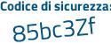 Il Codice di sicurezza è 8a9faa6 il tutto attaccato senza spazi