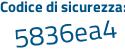 Il Codice di sicurezza è dc continua con 94bc3 il tutto attaccato senza spazi