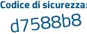 Il Codice di sicurezza è Z8c249b il tutto attaccato senza spazi