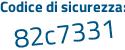 Il Codice di sicurezza è bb82a continua con 32 il tutto attaccato senza spazi