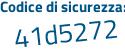 Il Codice di sicurezza è bdb841b il tutto attaccato senza spazi