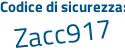 Il Codice di sicurezza è 674Z8 segue 5e il tutto attaccato senza spazi