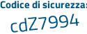 Il Codice di sicurezza è 49 poi ee73b il tutto attaccato senza spazi