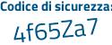 Il Codice di sicurezza è 4d1eefZ il tutto attaccato senza spazi