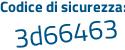 Il Codice di sicurezza è 6 segue 6c8323 il tutto attaccato senza spazi